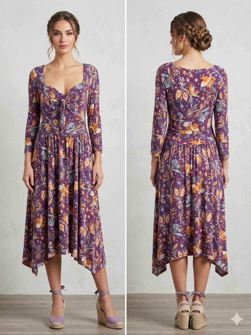 ANTHROPOLOGY MAEVE FLORAL‎ DRESS SIZE MEDIUM
